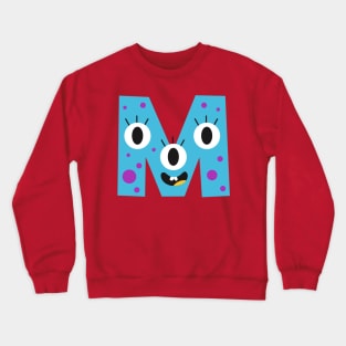 M Letter Crewneck Sweatshirt